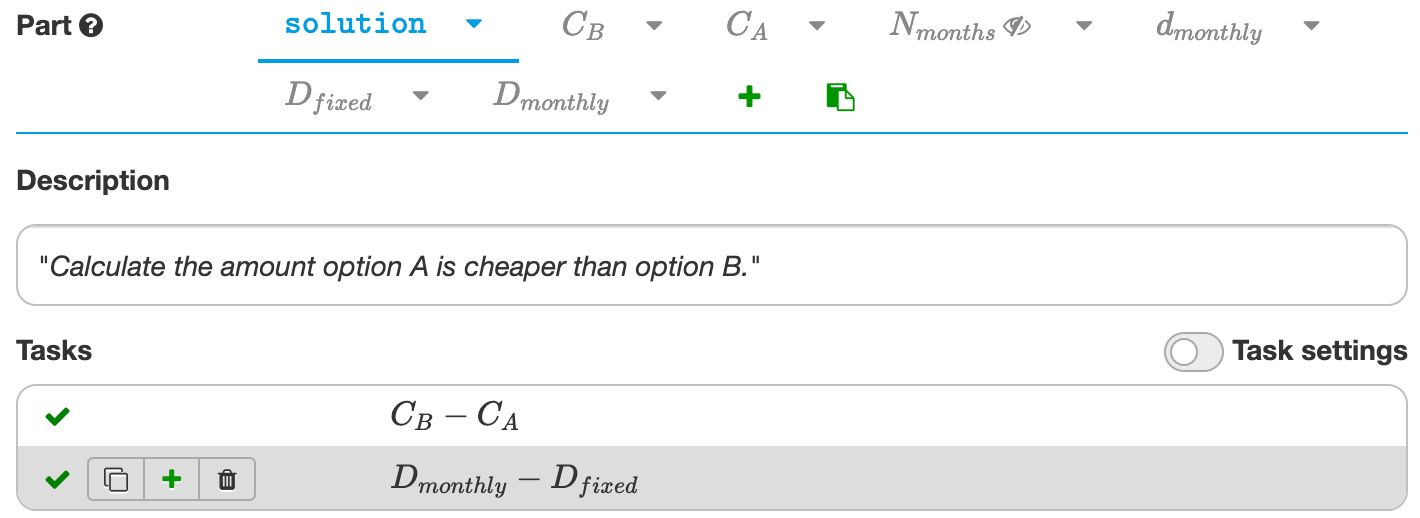 The solution model in Arithmetic Notebook